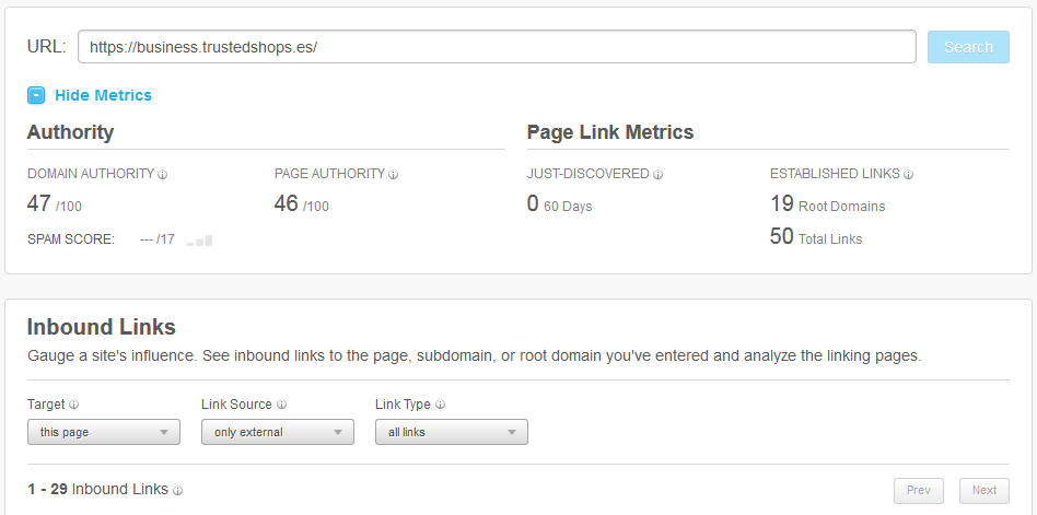 Moz open site explorer