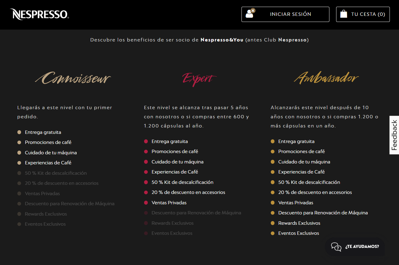 ejemplo de programa de fidelizaciónnespresso-and-you