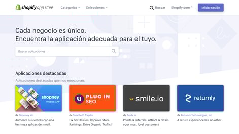 shopify app store